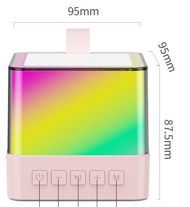 Parlante Bluetooth Karaoke Familiar con Luces LED Coloridas y Micrófono - Image 13