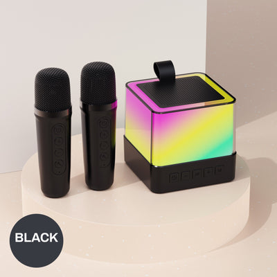 Parlante Bluetooth Karaoke Familiar con Luces LED Coloridas y Micrófono - Image 18