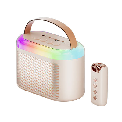 Parlante Bluetooth Karaoke Familiar con Luces LED Coloridas y Micrófono - Image 22