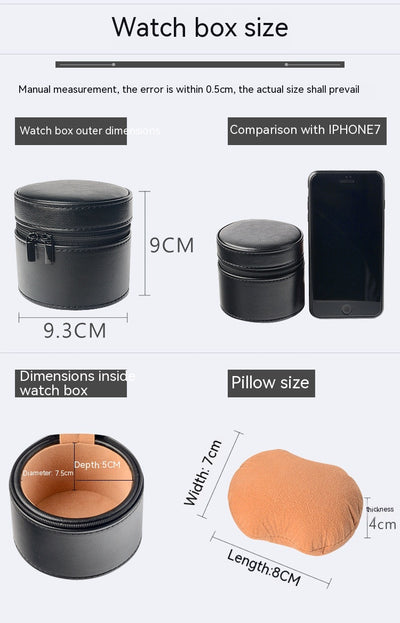 Estuche Organizador de Relojes en Cuero Microfibra - Image 14