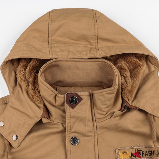 Abrigo de Invierno con Capucha Desmontable y Múltiples Bolsillos - Image 15