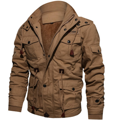 Abrigo de Invierno con Capucha Desmontable y Múltiples Bolsillos - Image 14