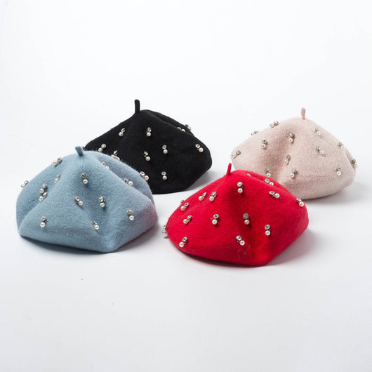 Boina de Lana con Strass Elegante - Image 15
