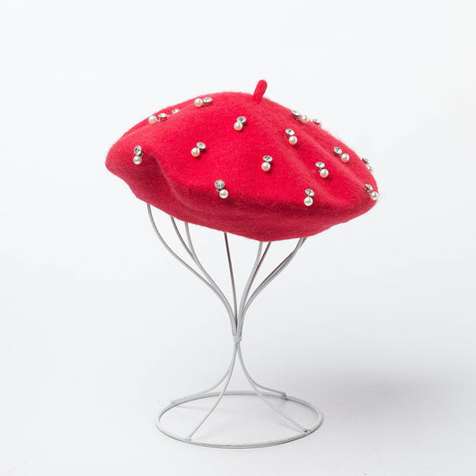 Boina de Lana con Strass Elegante - Image 28