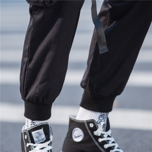 Pantalones Harem Casuales para Hombre con Múltiples Bolsillos - Image 7