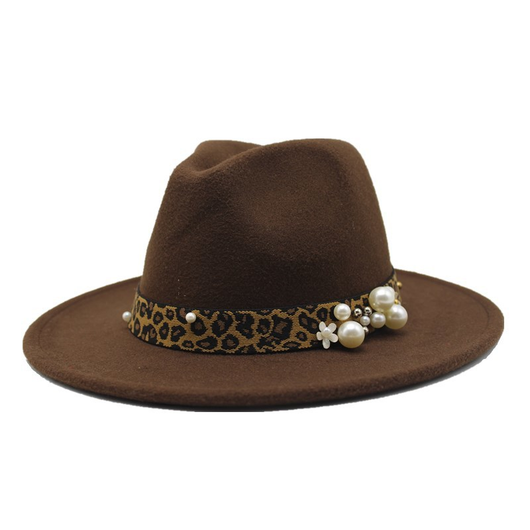 Sombrero Fedora de Lana para Mujer con Ala Ancha - Image 4