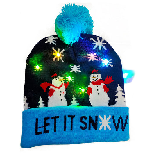 Gorro Navideño Luminoso de Punto con Luces LED - Ideal para Niños y Decoración - Image 15