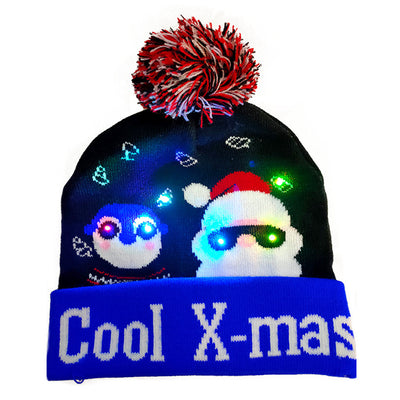 Gorro Navideño Luminoso de Punto con Luces LED - Ideal para Niños y Decoración - Image 18