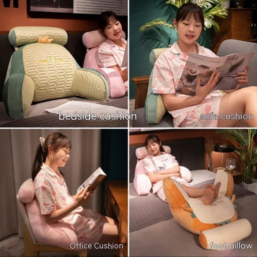 Almohada Lumbar de Seda Helada con Diseño Infantil para Verano - Image 13