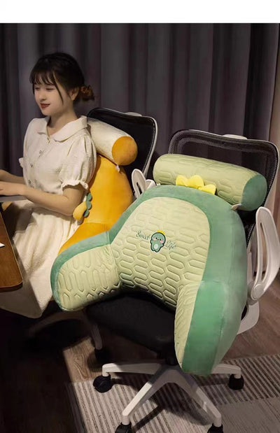 Almohada Lumbar de Seda Helada con Diseño Infantil para Verano - Image 15