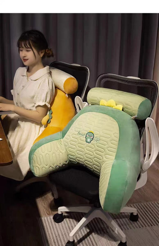Almohada Lumbar de Seda Helada con Diseño Infantil para Verano - Image 15