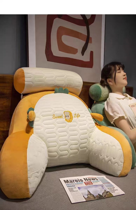 Almohada Lumbar de Seda Helada con Diseño Infantil para Verano - Image 20
