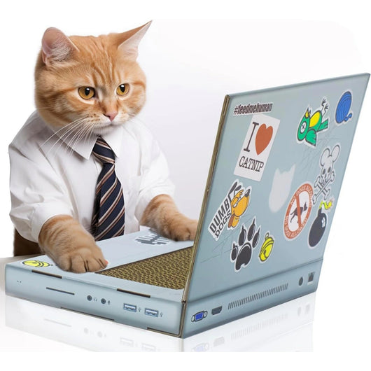 Cuaderno Rascador para Gatos con Cartón Corrugado Plegable - Image 8