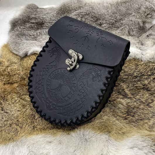 Bolsa Medieval Estilo Vikingo para Cintura - Monedero Vintage Artesanal - Image 13