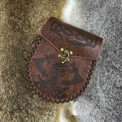 Bolsa Medieval Estilo Vikingo para Cintura - Monedero Vintage Artesanal - Image 18