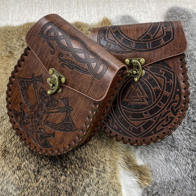 Bolsa Medieval Estilo Vikingo para Cintura - Monedero Vintage Artesanal - Image 34