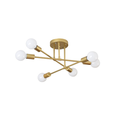 Lámpara de Techo Industrial 6 Focos para Sala, Dormitorio y Comedor - Image 14