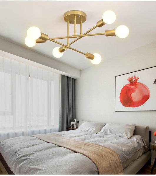 Lámpara de Techo Industrial 6 Focos para Sala, Dormitorio y Comedor - Image 15