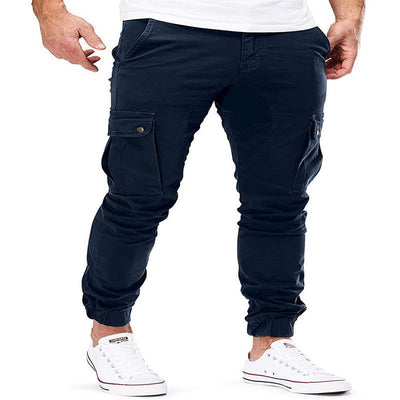 Pantalones Casuales con Múltiples Bolsillos y Corte Holgado - Image 12