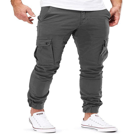 Pantalones Casuales con Múltiples Bolsillos y Corte Holgado - Image 15