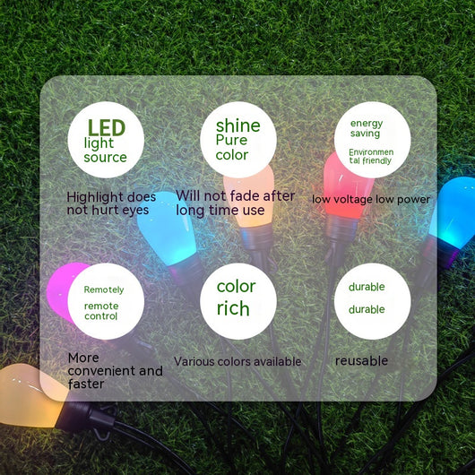 Guirnalda de Luces LED RGB Multicolor para Exterior - Image 14
