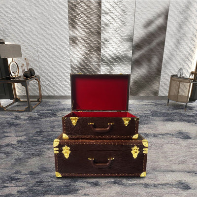Caja de Almacenamiento Retro Portátil - Decoración Europea - Image 14
