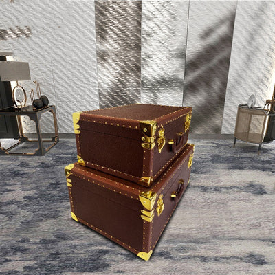 Caja de Almacenamiento Retro Portátil - Decoración Europea - Image 15
