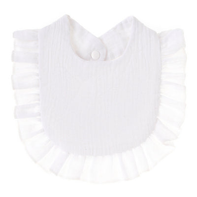Babero de Gasa de Algodón con Encaje y Bolsillo Absorbente - Image 19