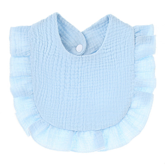 Babero de Gasa de Algodón con Encaje y Bolsillo Absorbente - Image 21