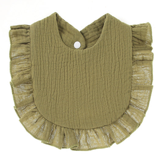 Babero de Gasa de Algodón con Encaje y Bolsillo Absorbente - Image 25