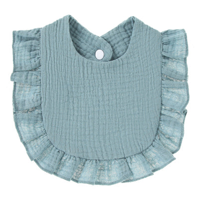 Babero de Gasa de Algodón con Encaje y Bolsillo Absorbente - Image 32