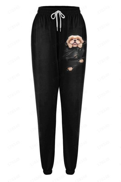 Pantalones Deportivos Holgados con Estampado Digital 3D - Pareja Europeo Americano - Image 21