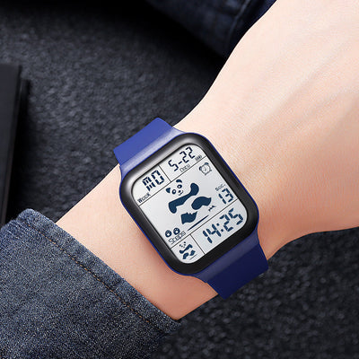 Reloj Deportivo Panda Cuadrado Unisex Resistente al Agua con Múltiples Funciones - Image 12