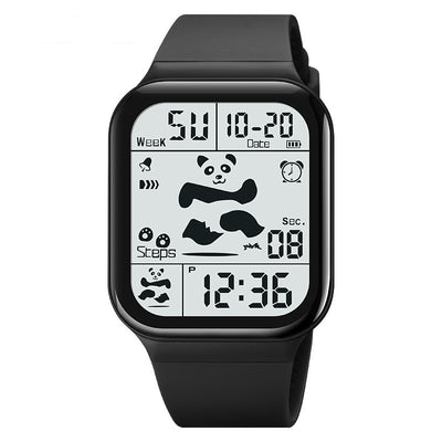 Reloj Deportivo Panda Cuadrado Unisex Resistente al Agua con Múltiples Funciones - Image 15