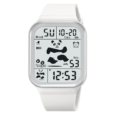 Reloj Deportivo Panda Cuadrado Unisex Resistente al Agua con Múltiples Funciones - Image 16