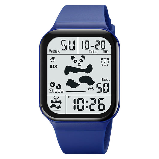 Reloj Deportivo Panda Cuadrado Unisex Resistente al Agua con Múltiples Funciones - Image 17