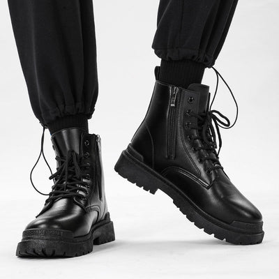 Botas de Cuero British Caña Media para Hombre - Estilo Tide - Image 9