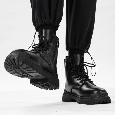 Botas de Cuero British Caña Media para Hombre - Estilo Tide - Image 13