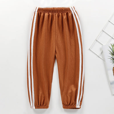 Pantalones deportivos casuales delgados para niños - Image 16
