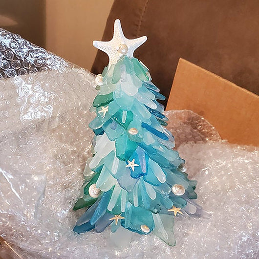 Árbol de Navidad Azul de Cristal DIY - Decoración Única y Creativa - Image 8