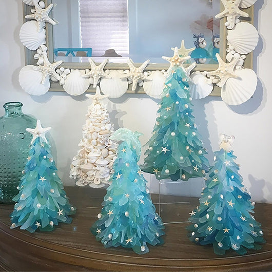 Árbol de Navidad Azul de Cristal DIY - Decoración Única y Creativa - Image 10