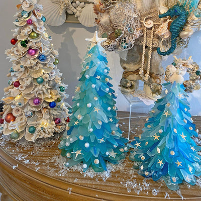 Árbol de Navidad Azul de Cristal DIY - Decoración Única y Creativa - Image 11