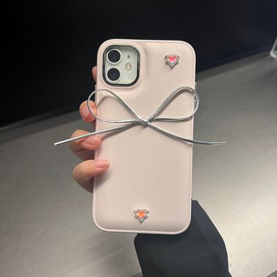 Funda para Teléfono Arco Chapado en Oro con Gema de Amor - Image 10