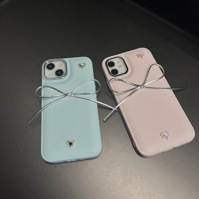 Funda para Teléfono Arco Chapado en Oro con Gema de Amor - Image 12