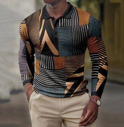 Playera Casual Retro Estampada en 3D para Hombre - Image 10