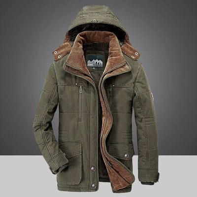 Abrigo de Invierno para Hombre, Estilo Parka con Forro Polar - Image 12
