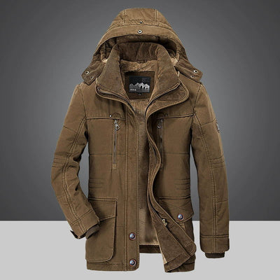 Abrigo de Invierno para Hombre, Estilo Parka con Forro Polar - Image 14