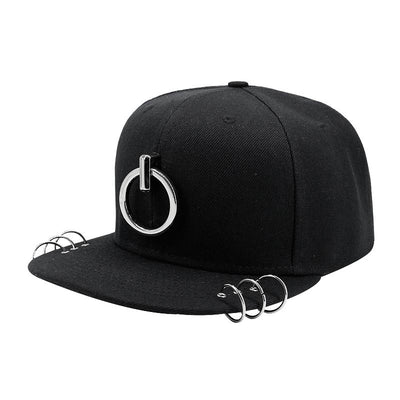 Gorra Hip Hop Coreana de Ala Plana Plateada con Personalidad - Image 6