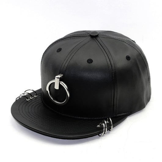 Gorra Hip Hop Coreana de Ala Plana Plateada con Personalidad - Image 11