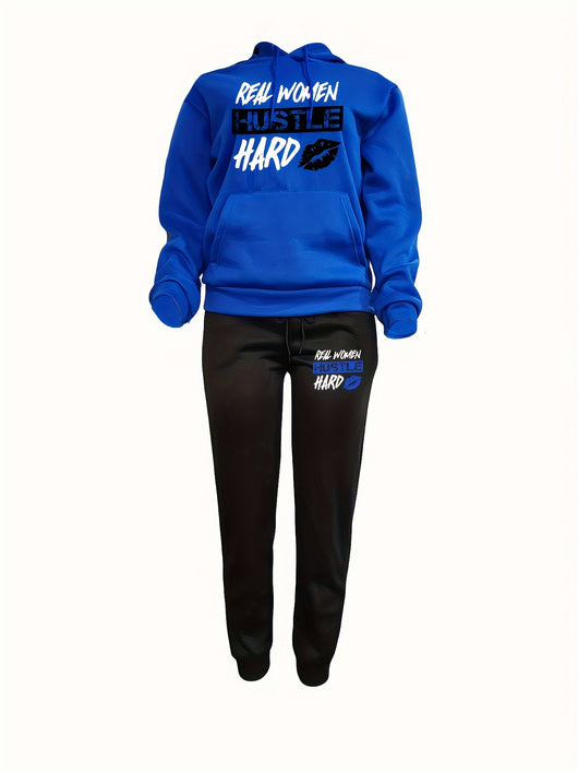 Sudadera Plus Velvet con Estampado - Conjunto Deportivo Casual - Image 11